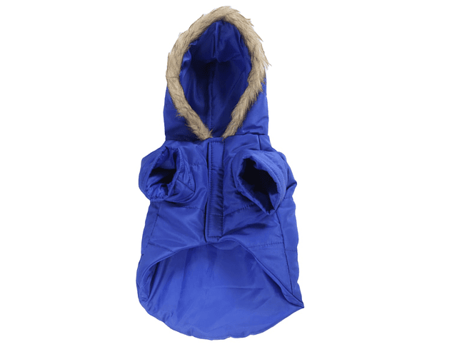 Parka Chaqueta Abrigo Con Gorro Peludo Para Mascotas