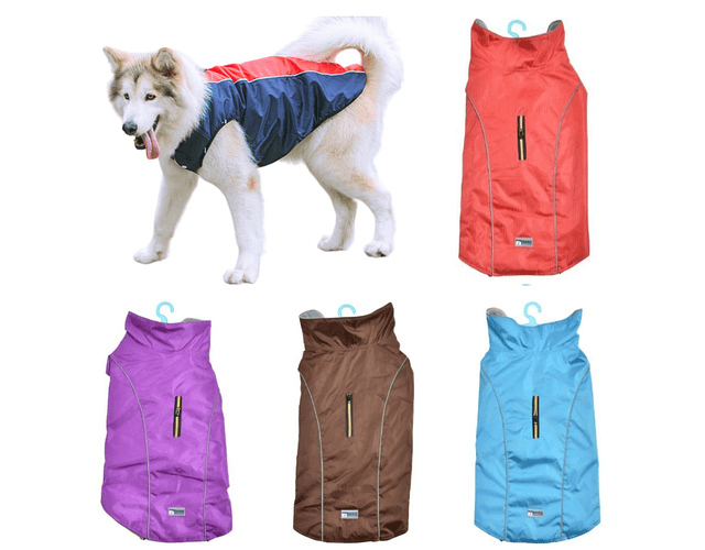 Parka Impermeable En Polar Para Perros Grandes 3xl, 4xl, 5xl