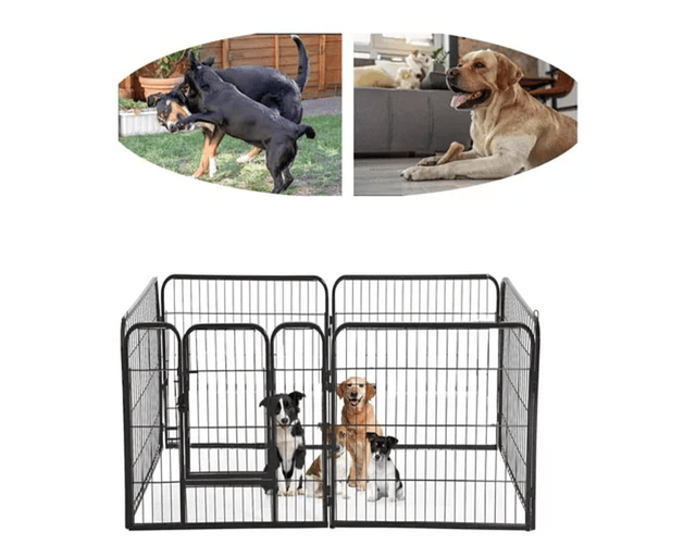 Corral Extra Grande Para Mascotas Jaula De Metal Perros Gato