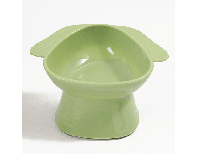 Plato Bowl Inclinado Para Perro Gato Elevado Con Orejas Cs