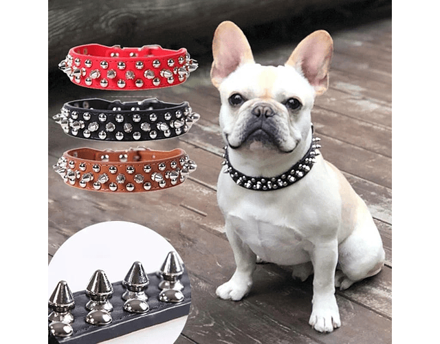 Collares Con Puas Collar Para Perros Razas Medianas Talla L