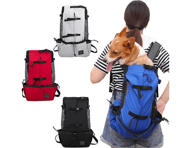 Mochila Porta Mascotas Bolso De Transporte Outdoor Talla S