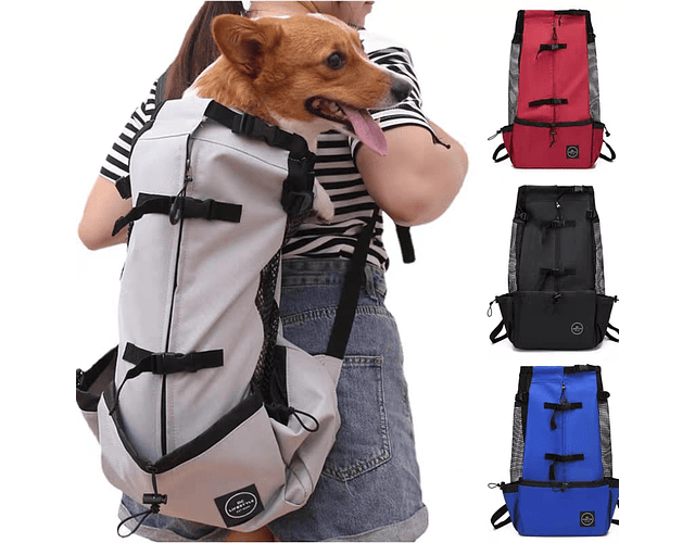 Mochila Porta Mascotas Bolso De Transporte Outdoor Talla S