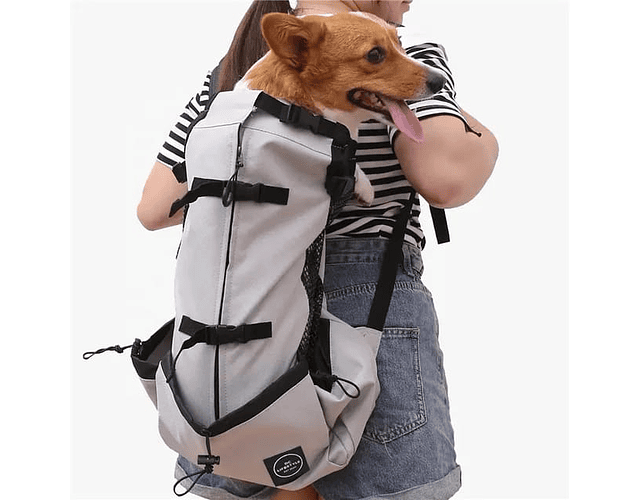 Mochila Porta Mascotas Bolso De Transporte Outdoor Talla M