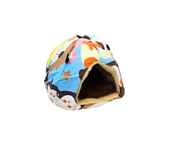 Casa Para Hámster Refugio Cama Iglú, Cuy, Erizo Mascotas Cs