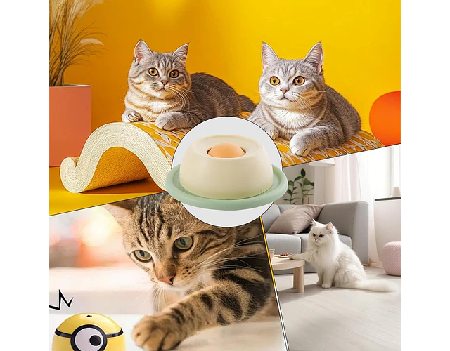 Plato Perros Licki Lento Interactivo Giratorio Cuenco Comida