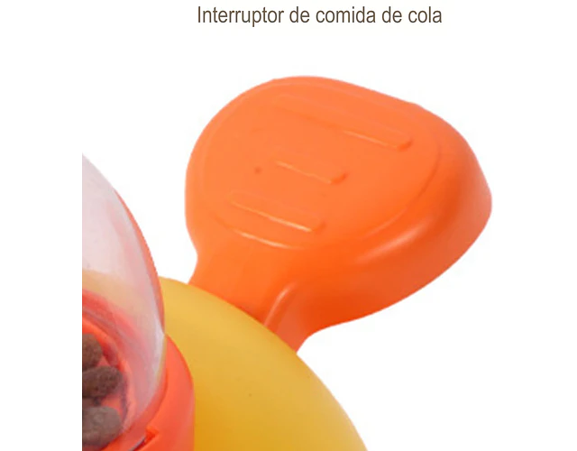 Alimentador Lento Dispensador Pato Entretenimiento Mascotas