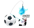 Pelota De Futbol Con Señuelo Premium Para Mascotas Gatos
