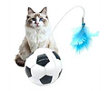 Pelota De Futbol Con Señuelo Premium Para Mascotas Gatos