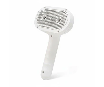 Cepillo Rociador Doble A Vapor Para Mascotas Botón Extractor 