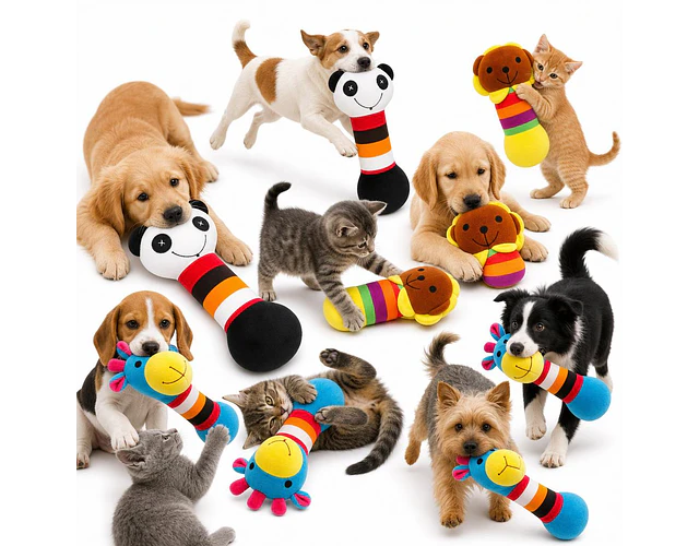 Peluche Tronix Mascotas Con Sonido Juguete Perros Y Gatos