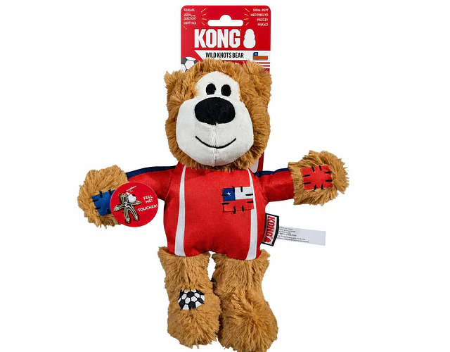 Kong Wild Knots Oso Chillón Reforzado Version Mundial Chile