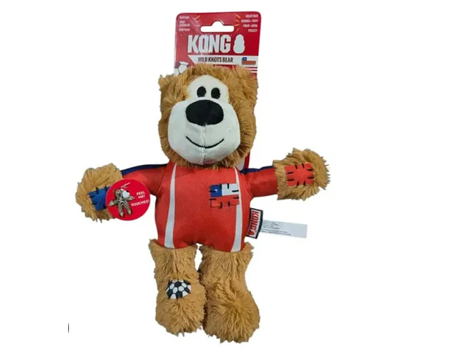 Kong Wild Knots Oso Chillón Reforzado Version Mundial Chile