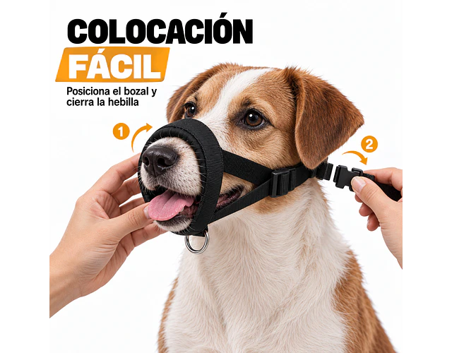 Bozal Para Perro De Neopreno Acolchado Adiestramiento Canino
