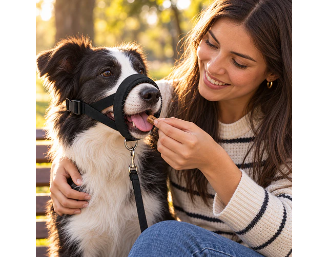 Bozal Para Perro De Neopreno Acolchado Adiestramiento Canino