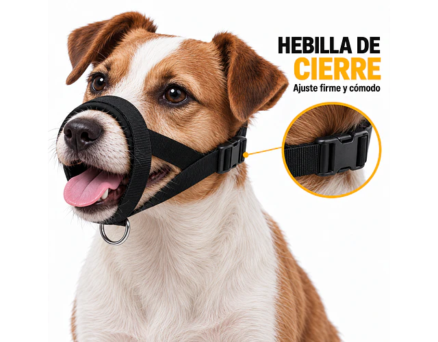 Bozal Para Perro De Neopreno Acolchado Adiestramiento Canino