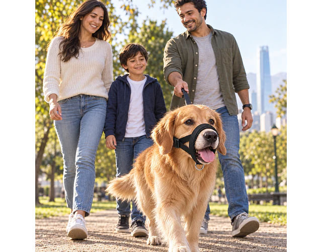 Bozal Para Perro De Neopreno Acolchado Adiestramiento Canino