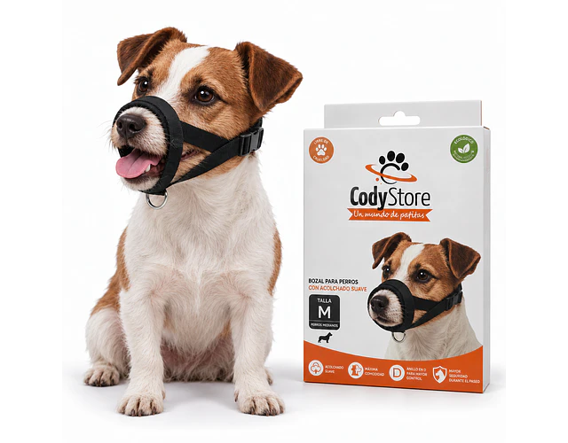 Bozal Para Perro De Neopreno Acolchado Adiestramiento Canino