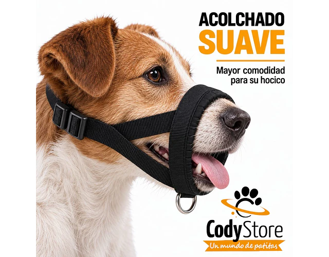Bozal Para Perro De Neopreno Acolchado Adiestramiento Canino