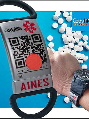 CODYLIFE - SLIDER + CHAPA ALERTA MÉDICO