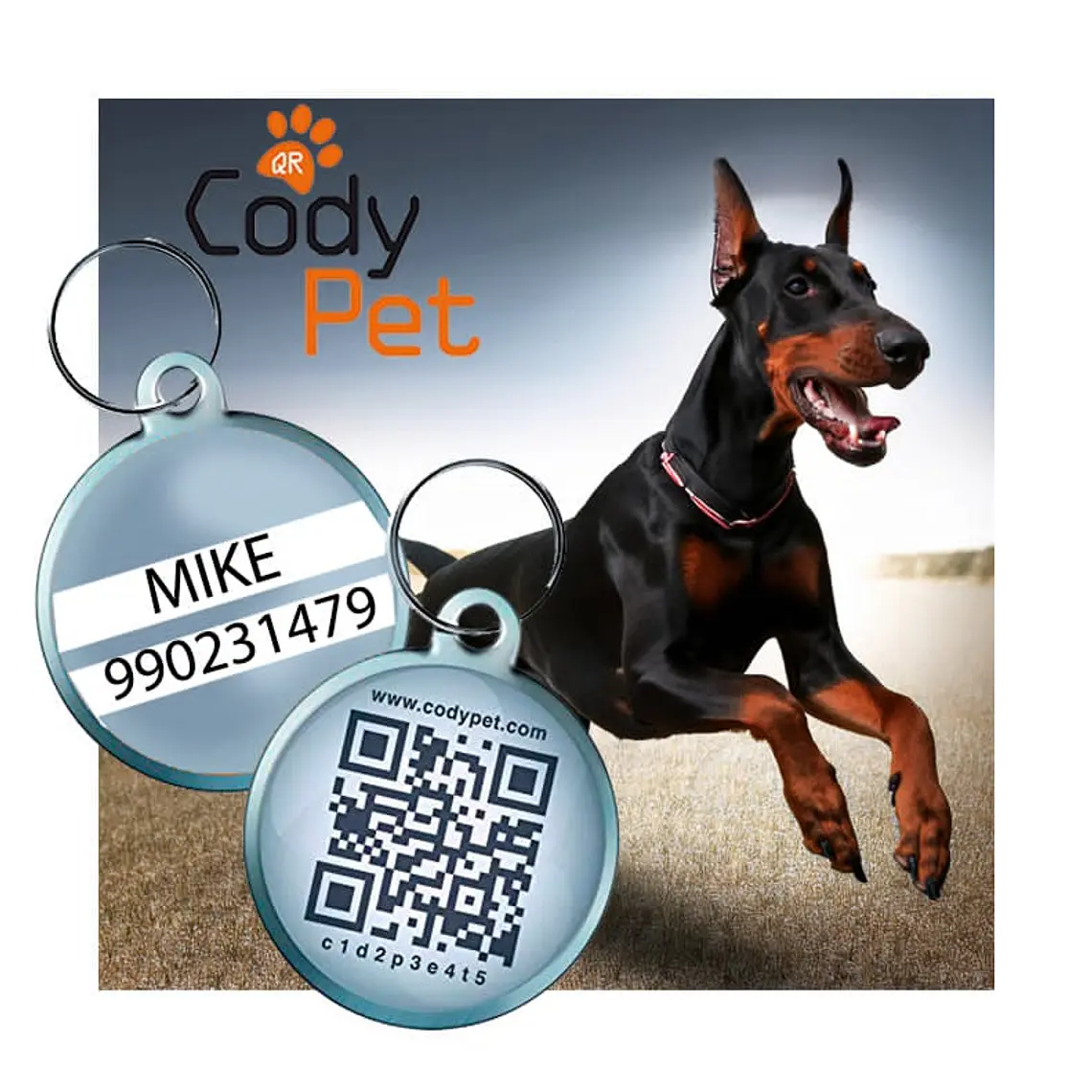 CODYPET - Chapa de identificação 2
