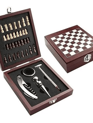 Set Ajedrez + Set Vino