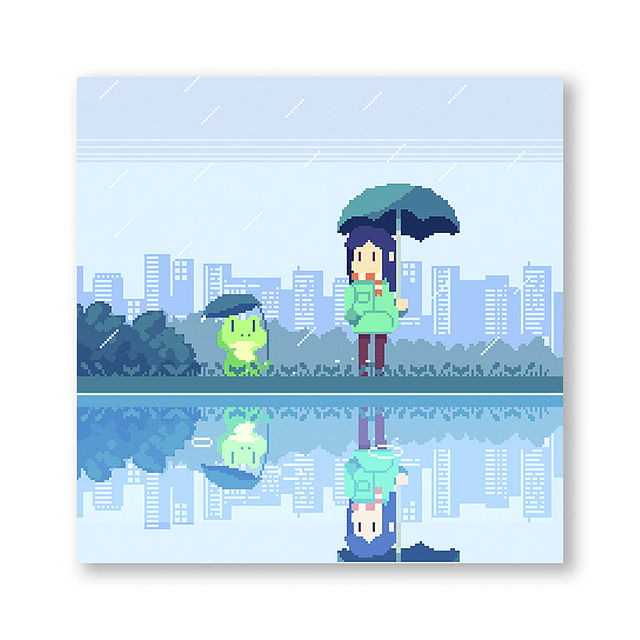 Print Rain and friends