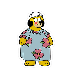Sticker Homero gordog