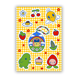 Set Stickers Tamagochi - bebelen