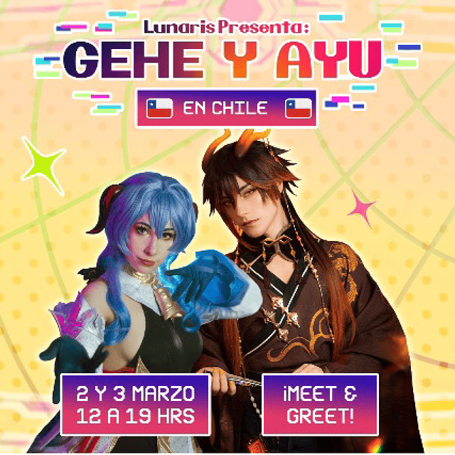 MEET&GREET GEHE Y AYU LUNARIS FESTIVAL - MARZO 2024