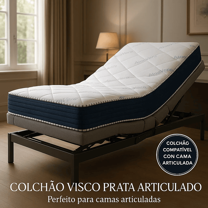 COLCHÃO VISCO PRATA ARTICULADO 1