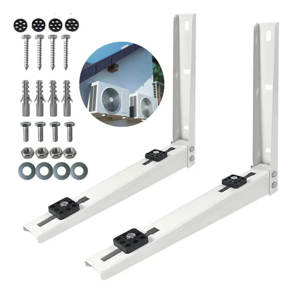 Soporte para Unidad Exterior de Aire Acondicionado – Muro, Piso o Techo (9.000 a 24.000 BTU) 1