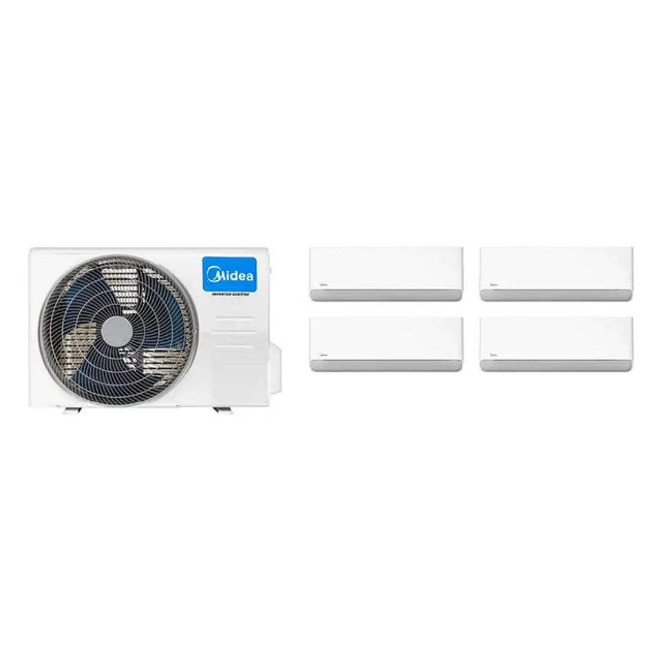 Aire Acondicionado Multisplit Midea Inverter 2x9.000 + 2x12.000 BTU (UE 36.000 BTU) 1