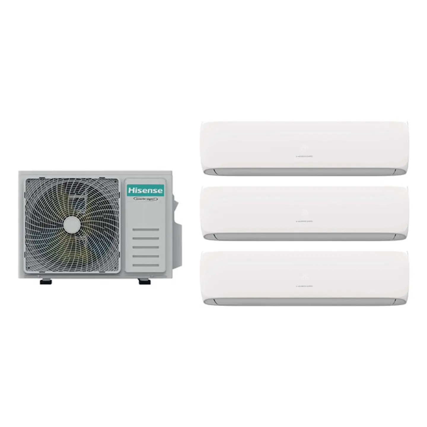 Aire Acondicionado Multisplit Hisense Inverter 9.000 + 2x12.000 BTU (UE 24.000 BTU) con Instalación Incluida 1