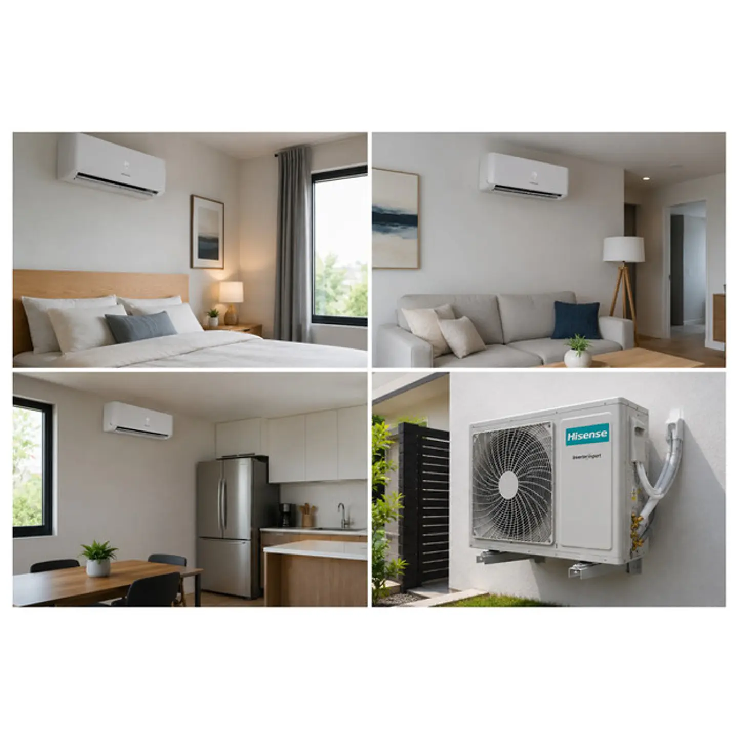 Aire Acondicionado Multisplit Hisense Inverter 9.000 + 12.000 + 18.000 BTU (UE 27.000 BTU) con Instalación Incluida 3