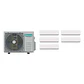 Aire Acondicionado Multisplit Hisense Inverter 4x9.000 + 12.000 BTU (UE 36.000 BTU) con Instalación Incluida - Miniatura 1