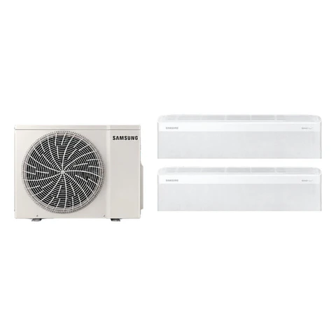 Aire Acondicionado Multisplit Samsung Inverter 2x12.000 BTU (UE 24.000 BTU) con Instalación Incluida