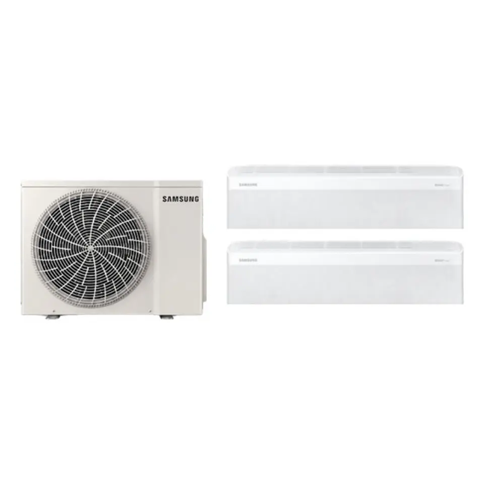 Aire Acondicionado Multisplit Samsung Inverter 2x12.000 BTU (UE 24.000 BTU) con Instalación Incluida 1