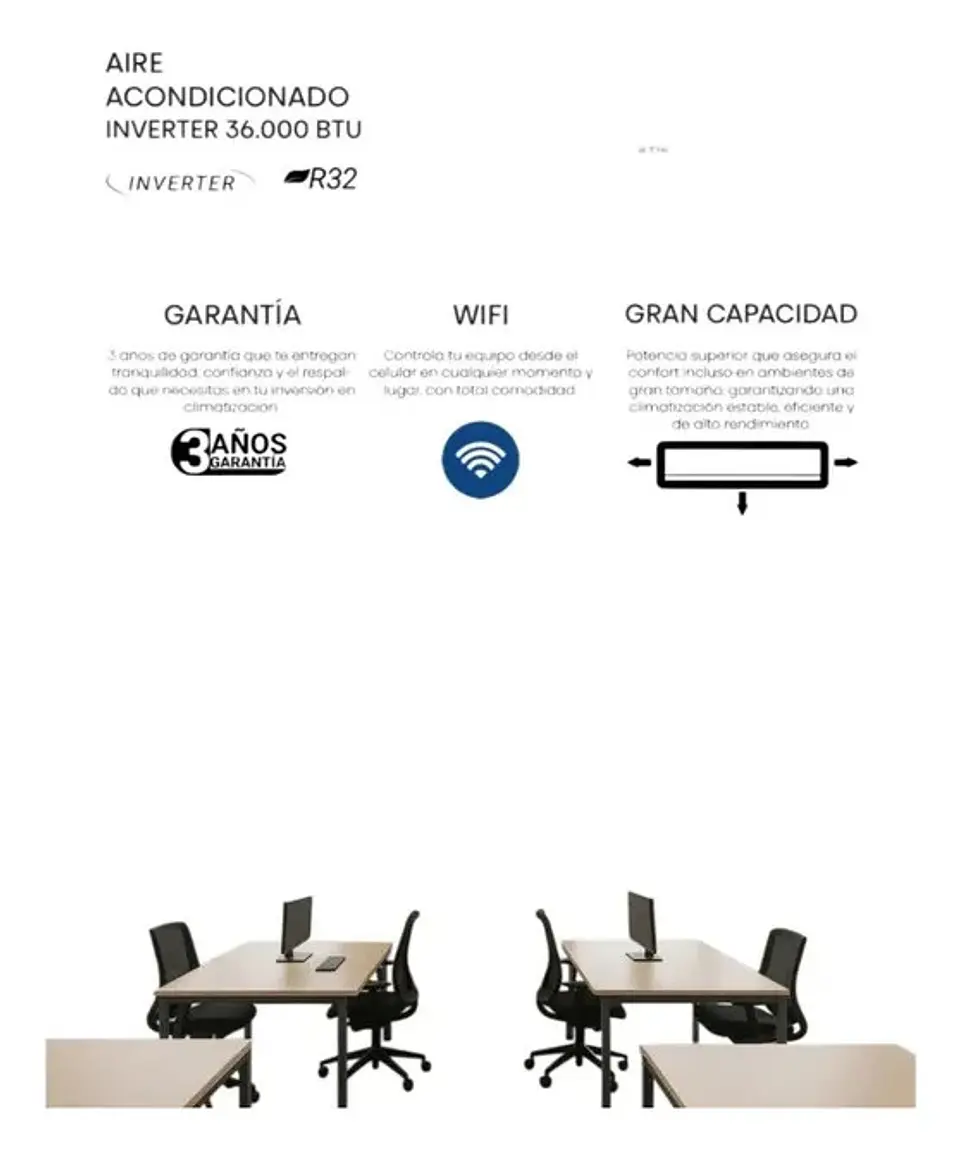 Aire Acondicionado Split Inverter Artik EVO 9.000 BTU WiFi con Instalación Incluida 4