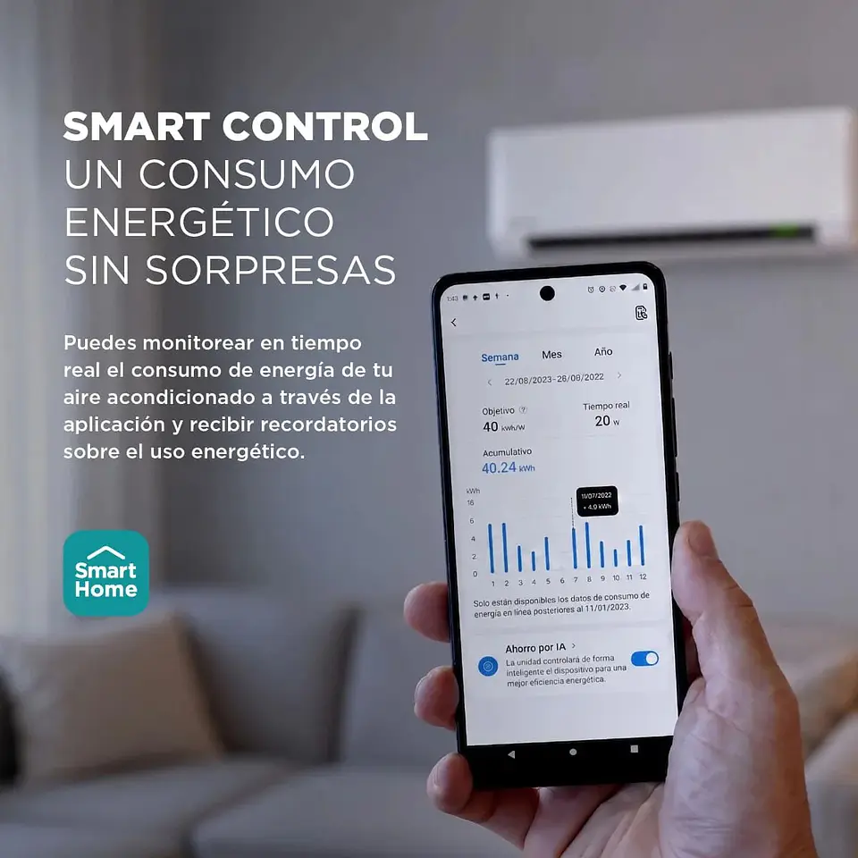 Aire Acondicionado Split Inverter Midea Breezeless E 18.000 BTU WiFi con Instalación Incluida 7