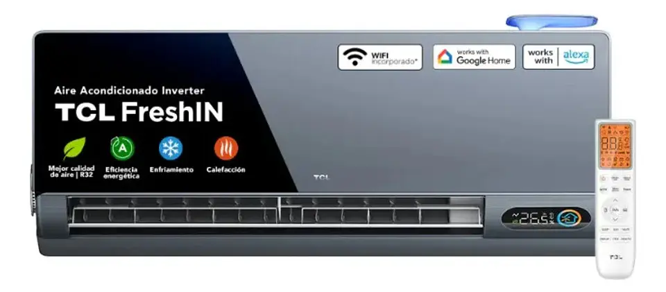 Aire Acondicionado Split Inverter TCL FreshIN 12.000 BTU WiFi con Instalación Incluida 2