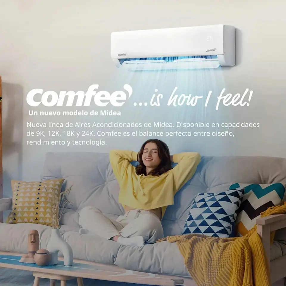 Aire Acondicionado Split Inverter Comfee 9.000 BTU WiFi con Instalación Incluida 6