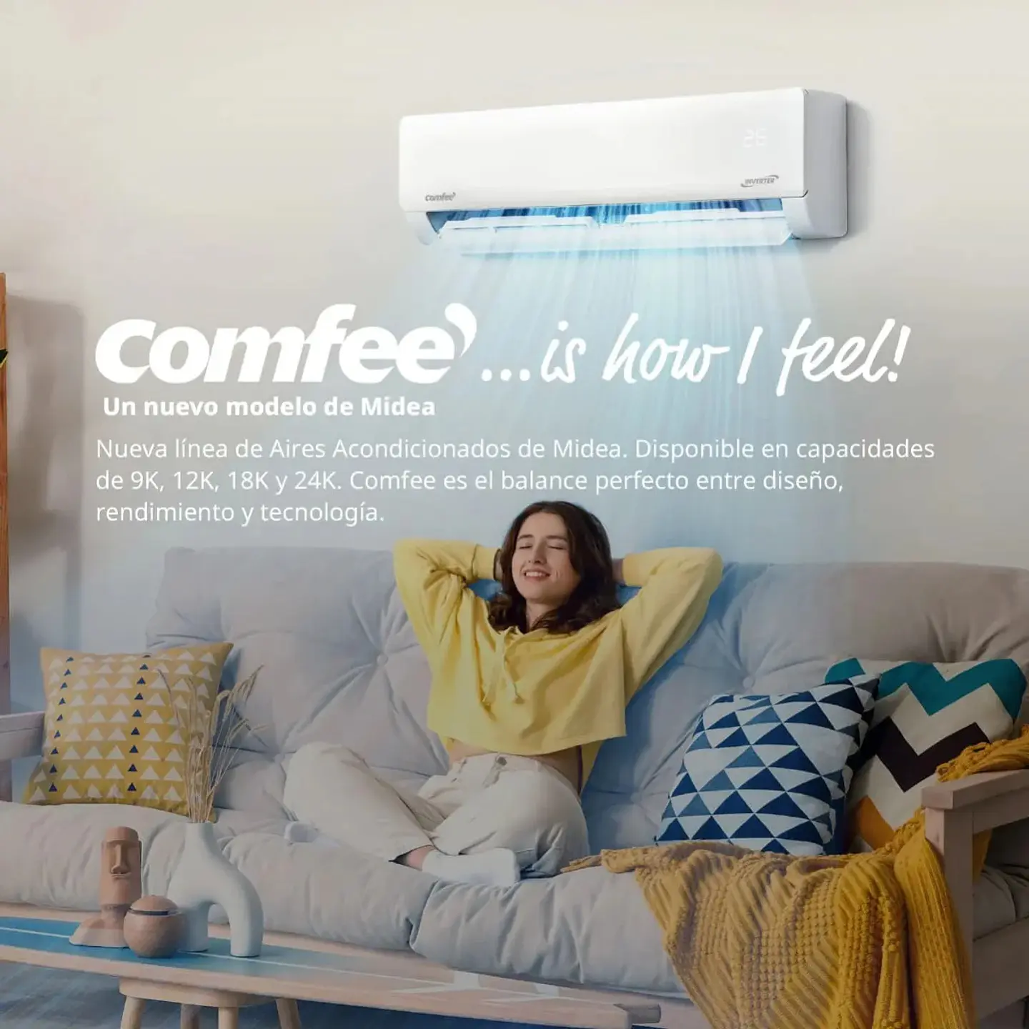 Aire Acondicionado Split Inverter Comfee 12.000 BTU WiFi con Instalación Incluida 6