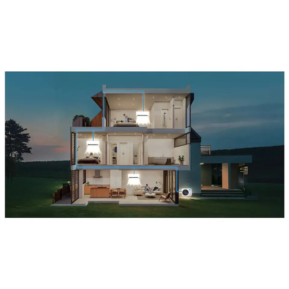 Aire Acondicionado Multisplit Midea Inverter 12.000 + 18.000 BTU (UE 27.000 BTU) con Instalación Incluida 2