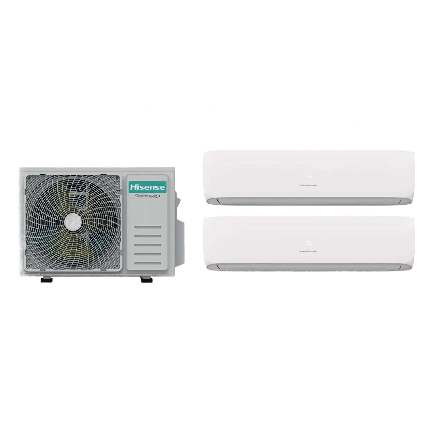Aire Acondicionado Multisplit Hisense Inverter 9.000 + 12.000 BTU (UE 18.000 BTU) con Instalación Incluida 1