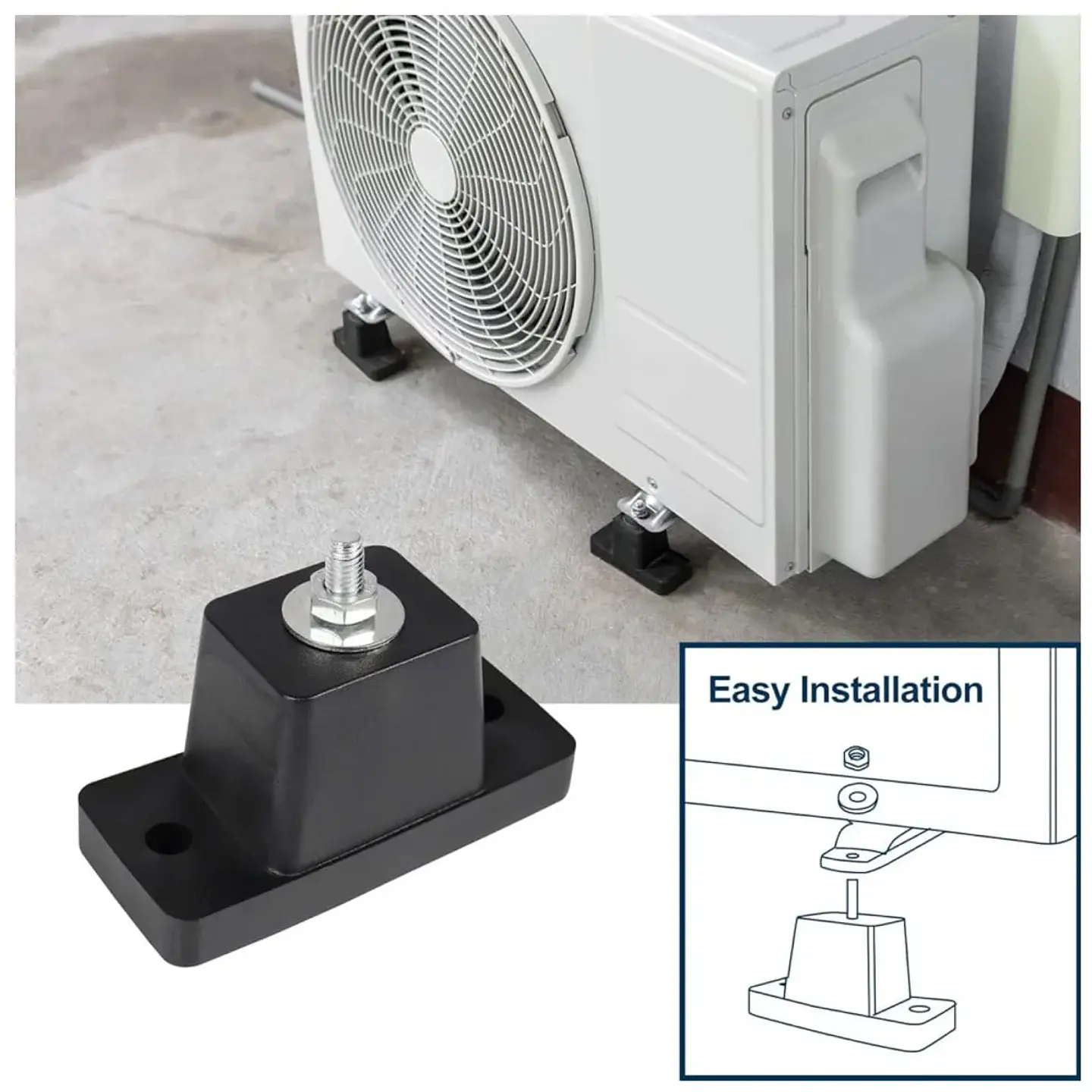 Soporte para Unidad Exterior de Aire Acondicionado – Muro, Piso o Techo (9.000 a 24.000 BTU) 6