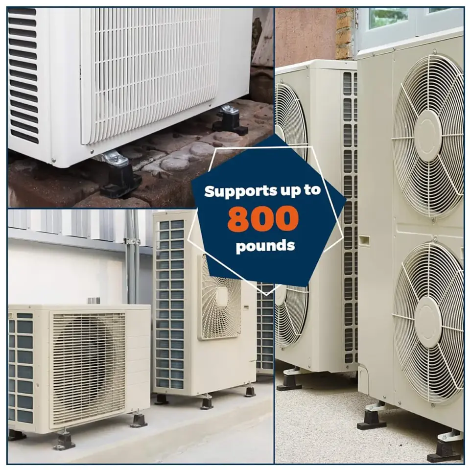 Soporte para Unidad Exterior de Aire Acondicionado – Muro, Piso o Techo (9.000 a 24.000 BTU) 7