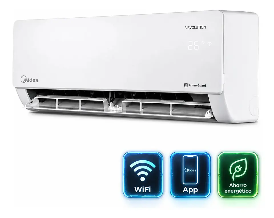 Aire Acondicionado Split Inverter Midea Airvolution 12.000 BTU WiFi 4