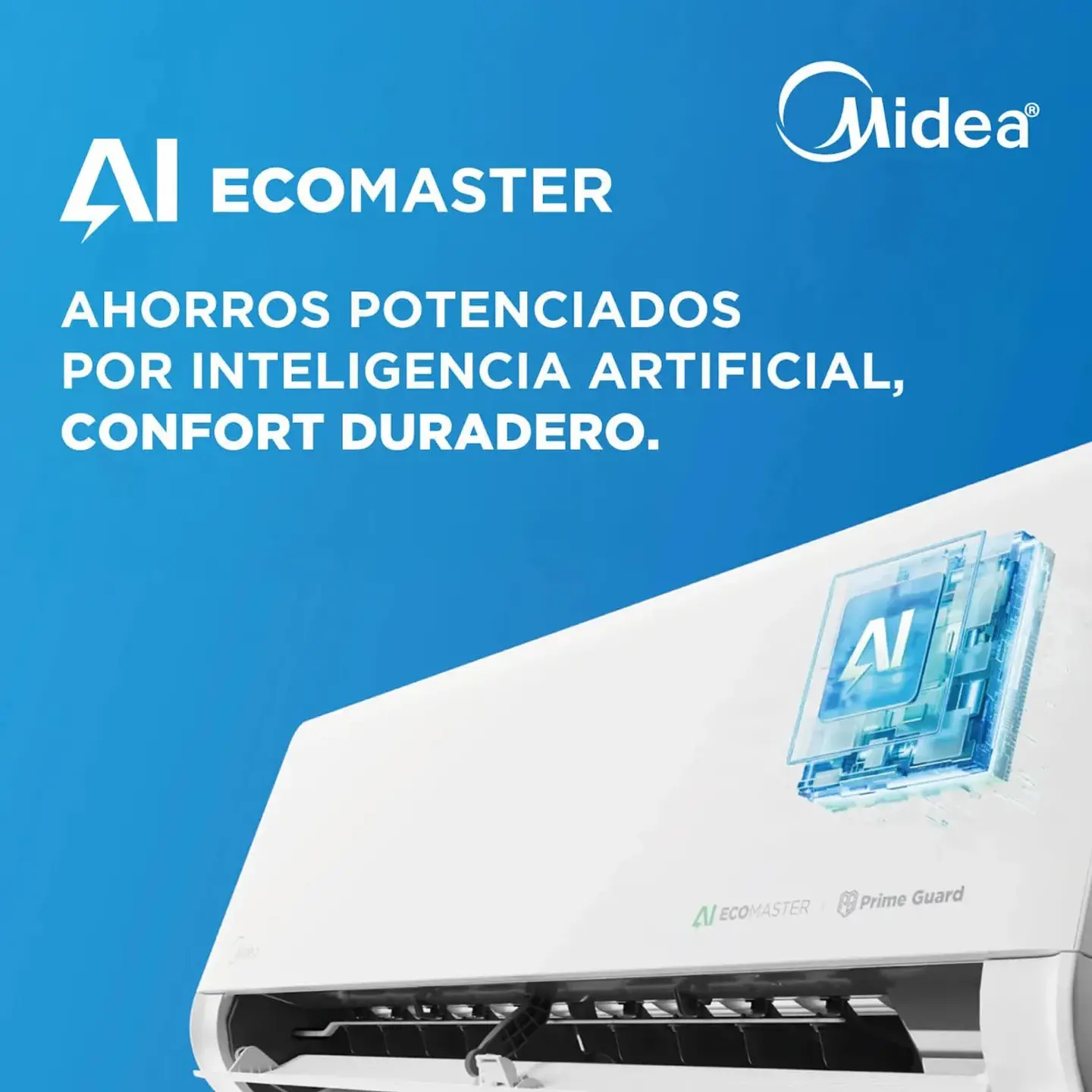 Aire Acondicionado Split Inverter Midea AI Ecomaster 24.000 BTU WiFi 3