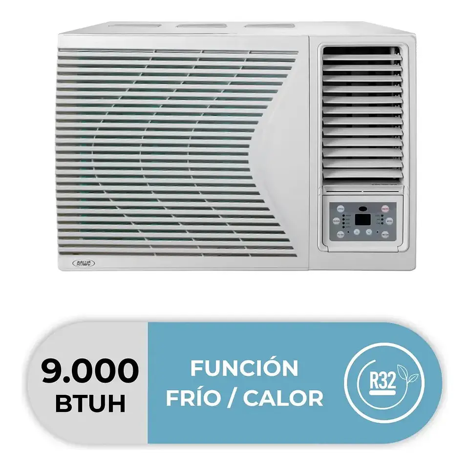 Aire Acondicionado de Ventana Anwo 12.000 BTU Frío/Calor 2
